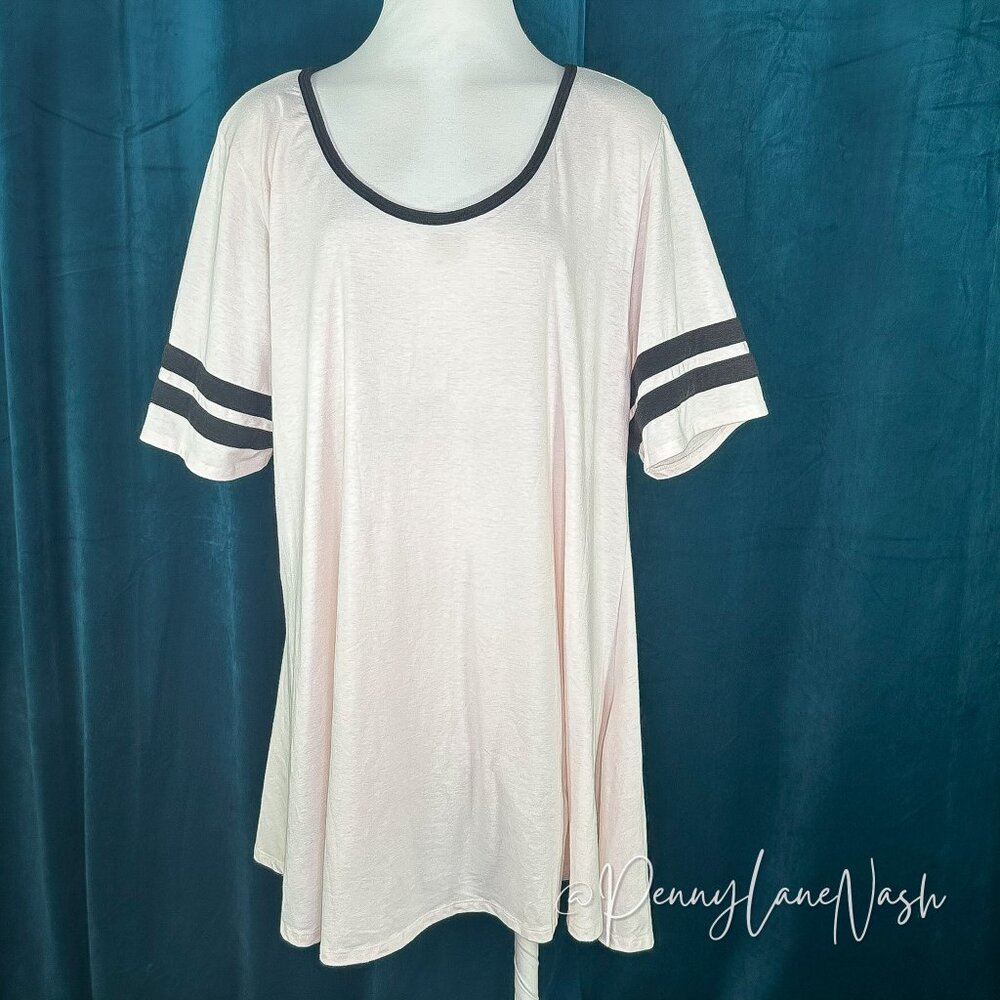 Lularoe Perfect T Tunic Top 3XL Pink - Picture 2 of 11